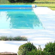 Aménagement paysager :Plage de piscine en résimarbre